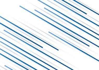Mavi keskin çizgiler beyaz arkaplan