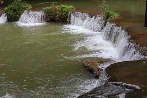 Ormandaki şelale, Saraburi, Tayland 