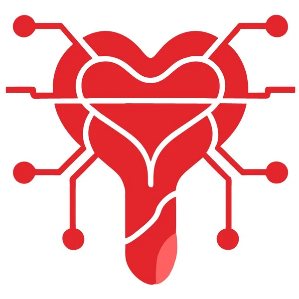Human heart flat icon. red symbol. Pictogram is isolated on a white background. Trendy flat style illustration for web site design, , ads, apps, user interface.