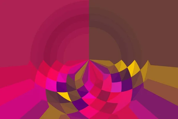 soyut arkaplan pembe ve kahverengi renkli geometrik şekiller, metin için kopyalama alanı, illüstrasyon.