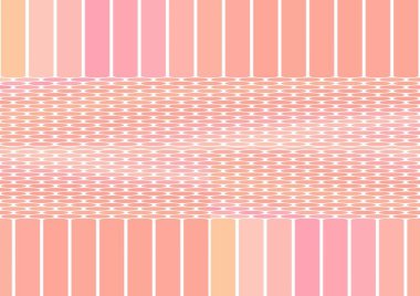 Çizgili ve noktalı pembe ve bej arkaplan.