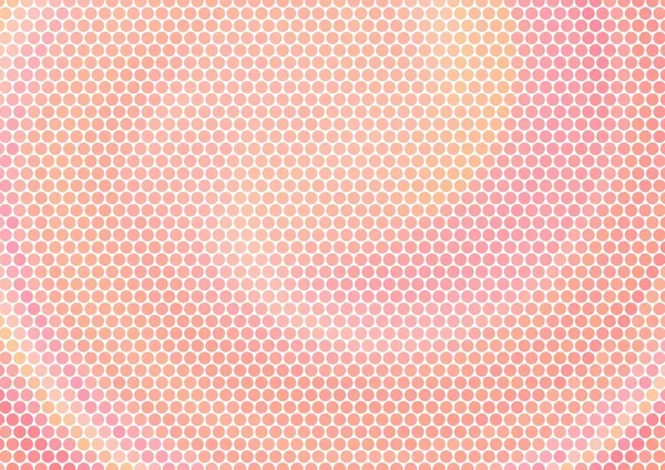 abstract colored round dots background - pink and orange colors - geometric design