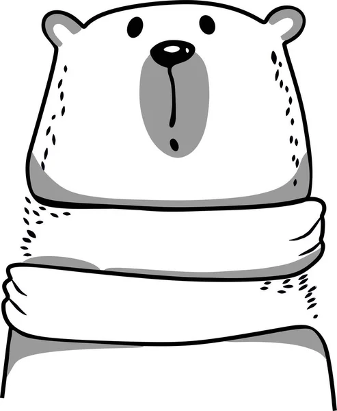 Knuffelen Bear Gifts Leuke Beren Knuffelen Unieke Bear Hugs Stickers — Stockvector