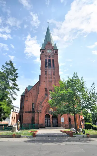 Εκκλησία Του Αγίου Bobola Στο Bydgoszcz Πολωνία — Φωτογραφία Αρχείου