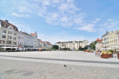     Bydgoszcz, Polonya 'daki Eski Şehir Meydanı                           