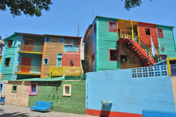 Arjantin 'in başkenti Buenos Aires' in La Boca mahallesi. 