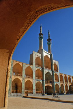 The Amir Chakhmaq Complex in Yazd, Iran clipart