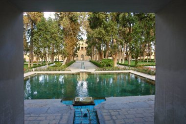           Fin Garden tarihi İran bahçesi Kashan, İran 'da yer almaktadır.                     