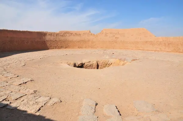 stock image A Tower of Silence built by Zoroastrians for excarnation in Yazd, Iran