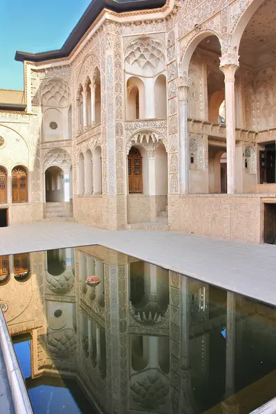 stock image Tabatabaei House - a historical house musem in Kashan, Iran