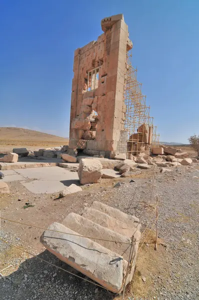 stock image Tomb of Cambyses I in Pasargadae, Iran