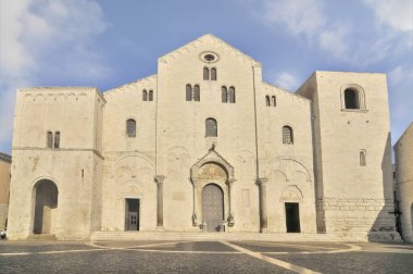 Bari 'nin San Nicola Kilisesi, Apulia, Güney İtalya.