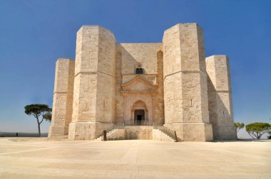 Castel del Monte İtalya 'nın güneydoğusundaki Apulia bölgesinde, Andria' da bir tepede yer almaktadır..