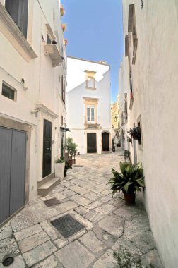 İtalyan kenti Martina Franca 'nın beyaz sokakları