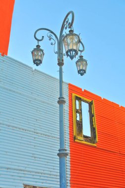 Arjantin 'in başkenti Buenos Aires' in La Boca mahallesi. 