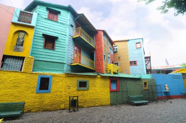 Arjantin 'in başkenti Buenos Aires' in La Boca mahallesi. 