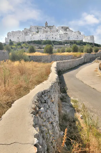 stock image Ostuni a city  in the province of Brindisi, region of Apulia, Italy