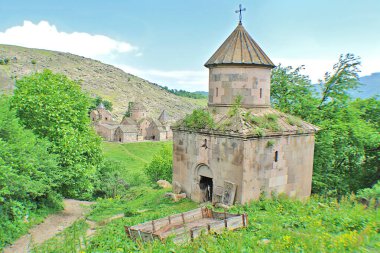 Goshavank Armenian monastery located in Armenia clipart