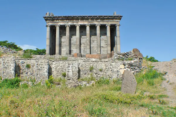 stock image The Garni Temple the only standing Greco-Roman colonnaded building in Armenia.