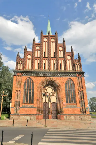 stock image Church of St. Peter and Saint Paul in Szczecin, Poland