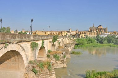 İspanya 'daki Crdoba Roma Köprüsü 