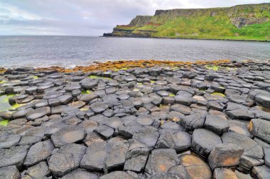 The Giant 's Causeway, Kuzey İrlanda' nın Antrim ilçesinde yer almaktadır..