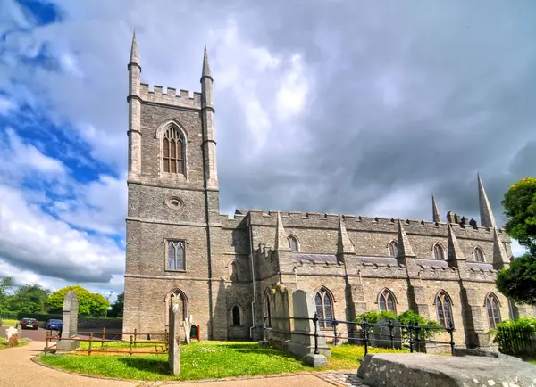 stock image Cathedral Church of the Holy and Undivided Trinity - cathedral located in the town of Downpatrick in Northern Ireland