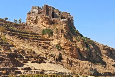      The Mountain Shrine of Al Khutayb, Yemen                           clipart