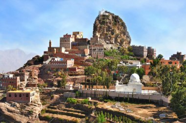      The Mountain Shrine of Al Khutayb, Yemen                           clipart