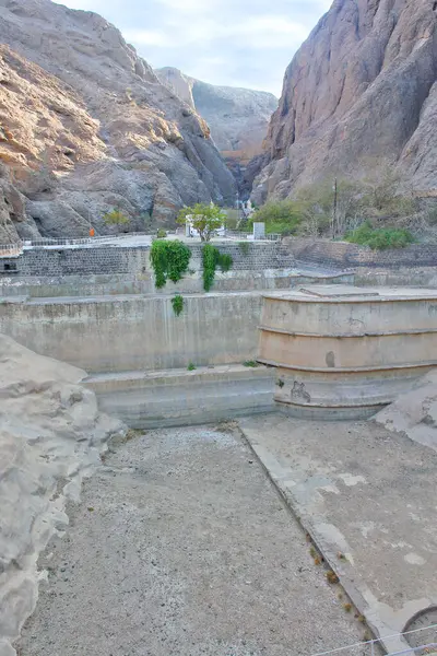 stock image         The Cisterns of Tawila, or the Tawila Tanks - the best-known historic site in Aden, Yemen.                      