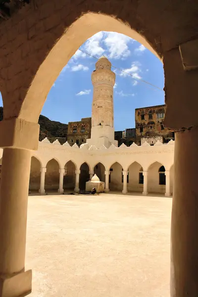 stock image  The Mosque of Queen Arwa bint Ahmad Al-Sulayhi, or the Queen Arwa Mosque, a historical mosque in Jibla, Yemen.                              