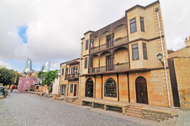 Azerbaycan 'ın Bakü kentinin sokakları