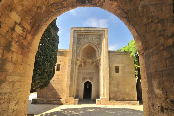 stock image     Burial place of Khalilullah Mother  in The Palace of the Shirvanshahs  in the Inner City of Baku, Azerbaijan                            