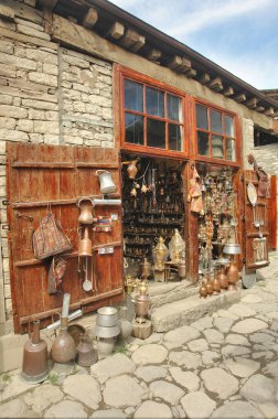 Lahij  - a village with handicrafts traditions in Azerbaijan clipart