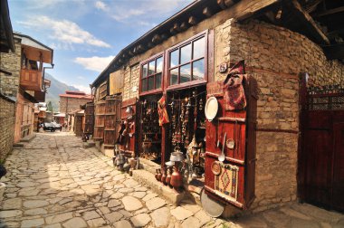 Lahij  - a village with handicrafts traditions in Azerbaijan clipart