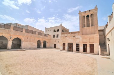 Bahrajn 'daki Windtower, Bahreyn, Muharraq' taki Isa bin ev. 