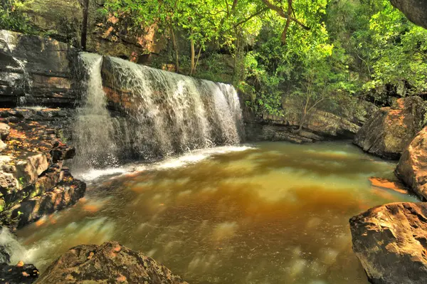 stock image Tanougou Falls  waterfall in the Atakora mountains on the edge of the Pendjari Game Park