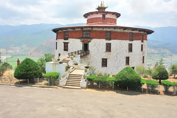 stock image        The historic building of Paro Ta-dzong in Bhutan                        