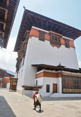       Punakha Dzong yönetim merkezi Punakha, Butan 'da.                         