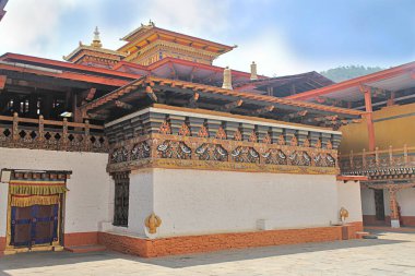 The Punakha Dzong administrative centre of Punakha District in Punakha, Bhutan clipart