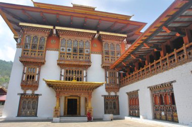 Punakha Dzong yönetim merkezi Punakha, Butan 'da.