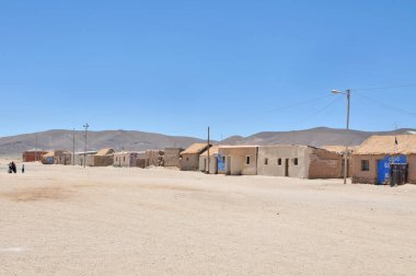 Atacama Çölü 'ndeki Julaca tren istasyonu