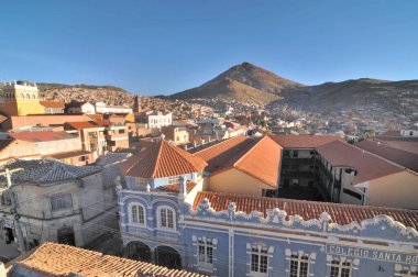   Bolivya 'daki Potos Bölümü' nün Potos başkenti Cityline                            