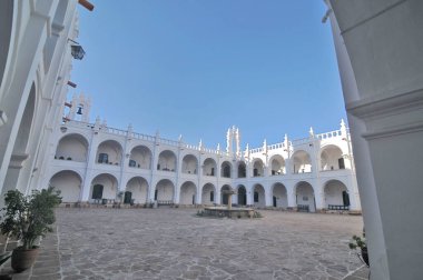 San Felipe de Neri Manastırı. Eski kent Sucre, Bolivya manzaralı.,
