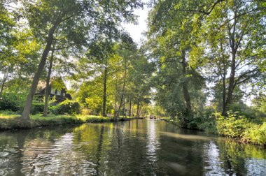 Spree Ormanı ya da Spreewald Nehri 'nin iç kısımlarında geniş bir delta. Almanya' da kanallarla doludur.