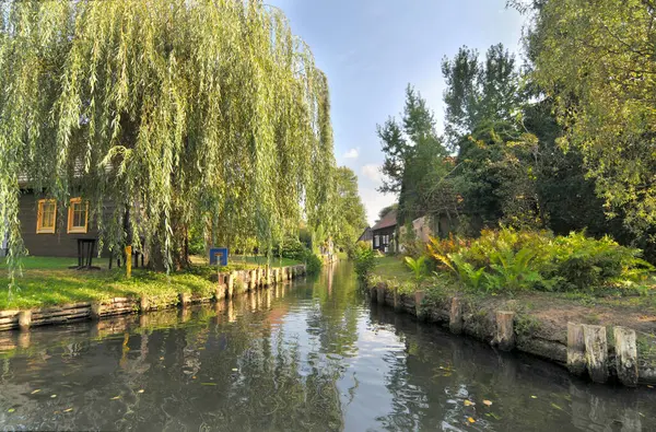 Spree Ormanı ya da Spreewald Nehri 'nin iç kısımlarında geniş bir delta. Almanya' da kanallarla doludur.