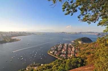 Brezilya 'nın Sugarloaf Dağı' ndan Rio de Janeiro Panoraması