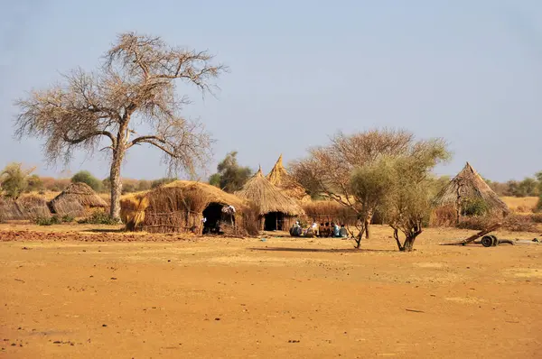 Çad 'ın kuzeyinde Sahra Çölü' nün oradaki köy.