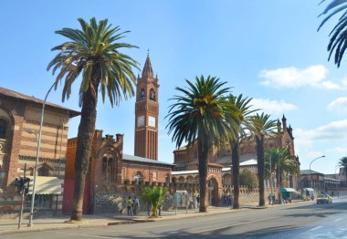 Asmara 'daki Meryem Ana Kilisesi, Eritre.