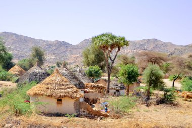  Ülkenin batısındaki Eritre köyü.